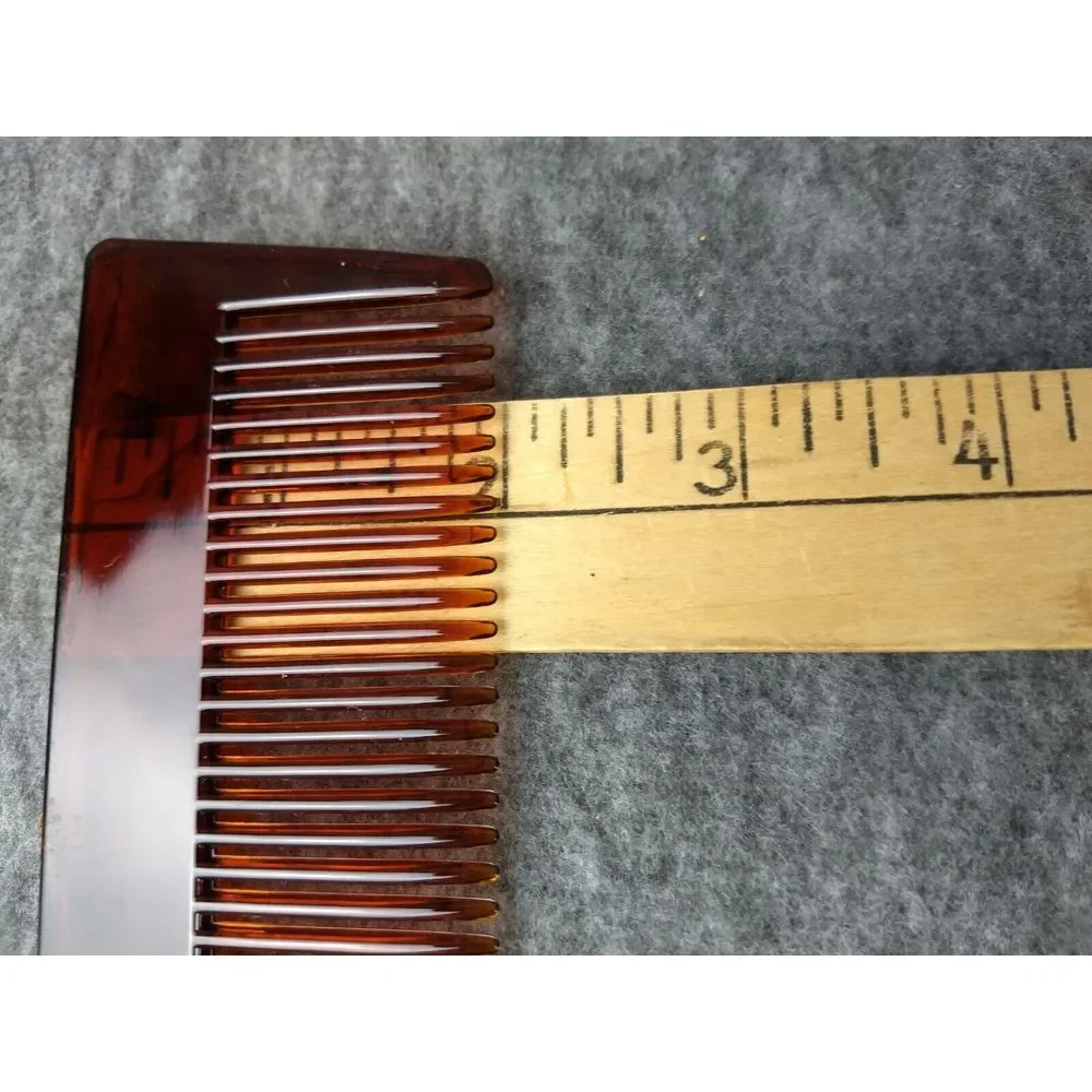 Comb &‎ Mirror Purse Set Blue Storage Case Faux Tortoise VTG 70s/80s Travel NEW